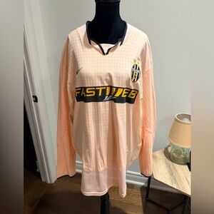 2003-04 NIKE Juventus Away Shirt Jersey Long Sleeve Mens Size XL Pink